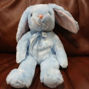 TY Beanie Buddy Flippity Blue Plush Bunny Toy NWT